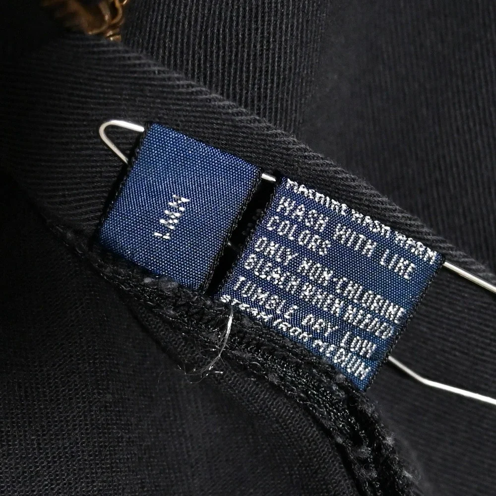 Polo Ralph Lauren Hammond Pant Mens Pleated Chino 38/34 Black